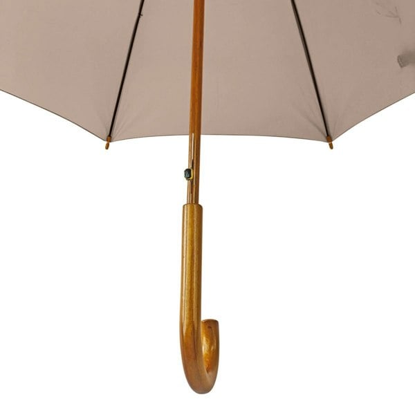 Jollybrolly Wood Stick Walking Umbrella - Peach