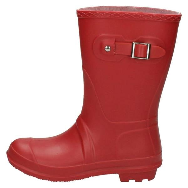 Spot On Ladies Spot On Short Side Buckle Wellington Boots X1219