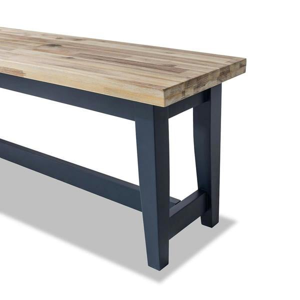 Statement Furniture Florence Solid Acacia Hardwood Dining Bench 140cm Long