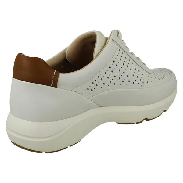Clarks Ladies Clarks Punched Hole Detailed Summer Shoes Tivoli Grace