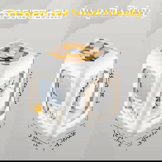 Dyzi Montessori Sensory Cube Cognition Engaging Toy for Baby And Toddler Motor Skill Development