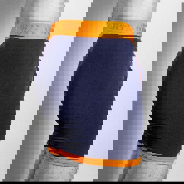 SWOLE PANDA Bamboo Boxers - Navy / Orange Band