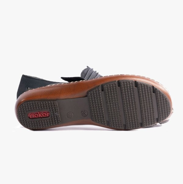 Rieker Deloris Womens Shoes - Blue (44896-14)