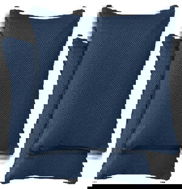 Enhanced Living Pair of Chester Double Sided Zip Opening Cushions - Cases Only