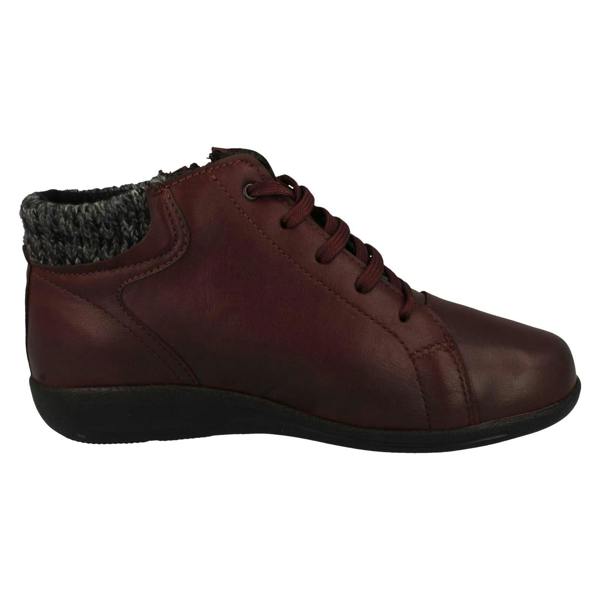 DB Shoes Ladies DB Shoes 2V Dual Fitting Ankle Boots Pipit