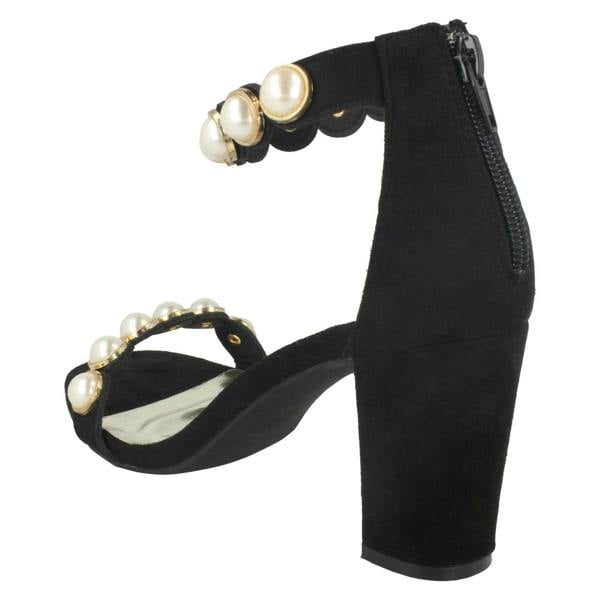 Anne Michelle Ladies Anne Michelle Pearl Trim Sandals