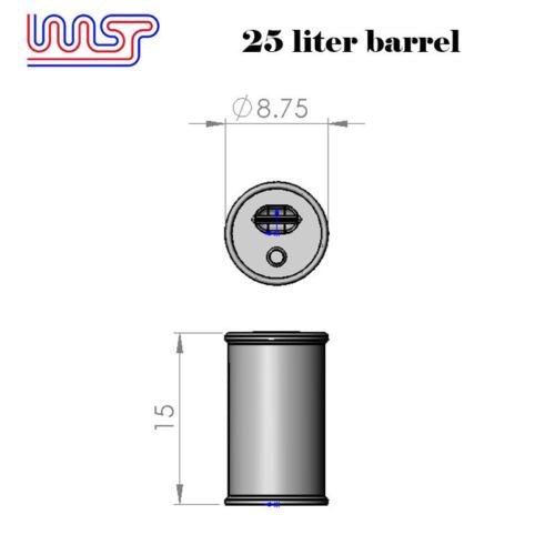 MCSlots Slot Car Trackside Scenery 25L Barrel Drum x 12 New WASP