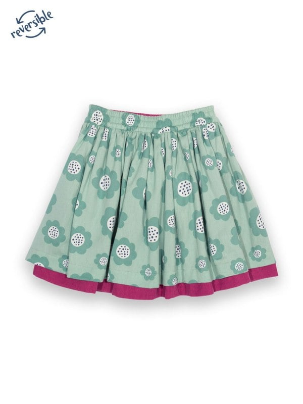 Kite Girls Organic Big Bloom Reversible Skirt