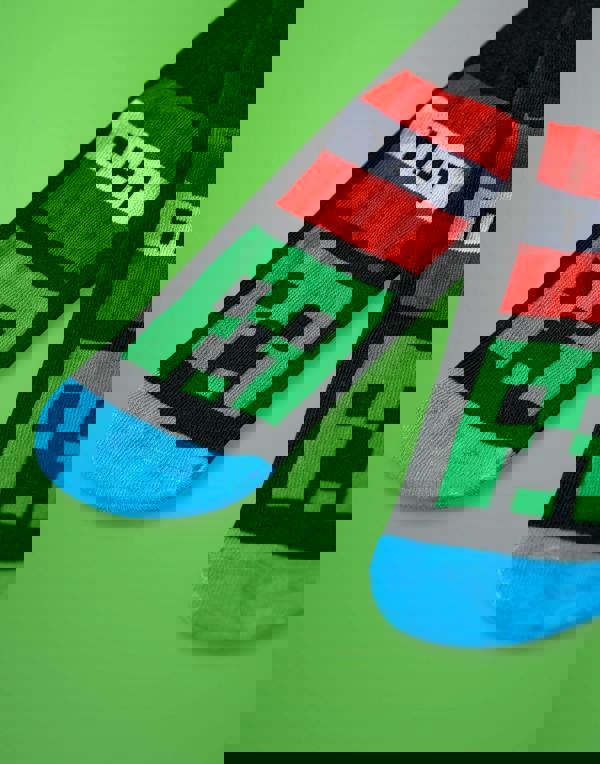 Minecraft Boys Multicoloured Character Calf Socks Set of 5