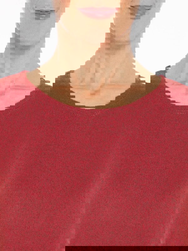 PennyPlain Cross Over Hem Tunic - Rust