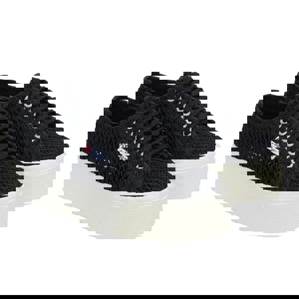 Superga Womens/Ladies 2790 Mesh Trainers - Black/White