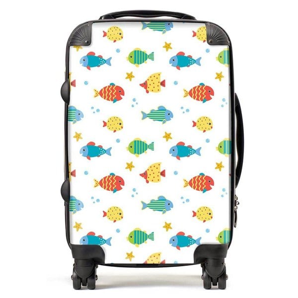 Warren Reed Swimming Fish Suitcase