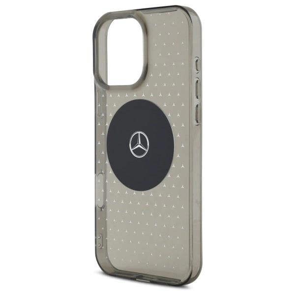 Mercedes MB Case Star Pattern Case for iPhone 16 Pro 6.3" Black - MEHMP16L23HCPK