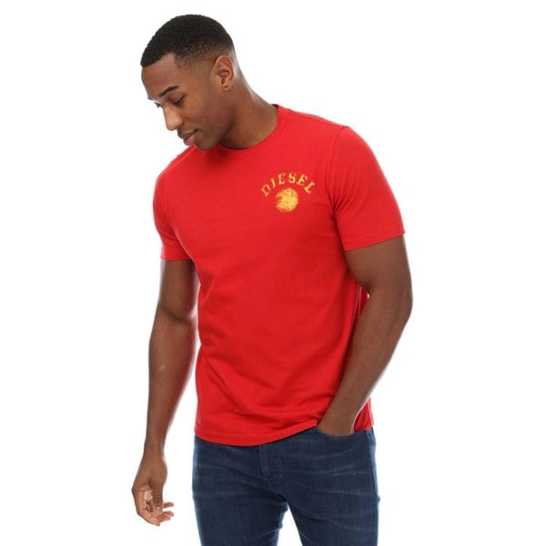 Diesel Mens T-Just 10-4 T-Shirt - Red