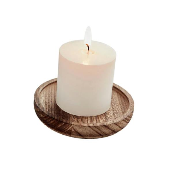 MidOcean Pentas Round Wooden Scented Candle - Wood - 