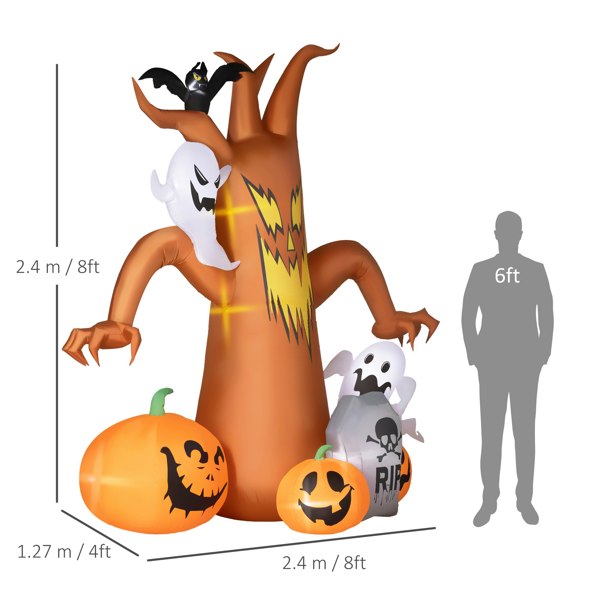 Inflatable Halloween Ghost Tree