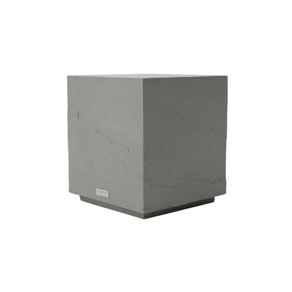 Elementi Colorado GRC Side Table in Space Gray