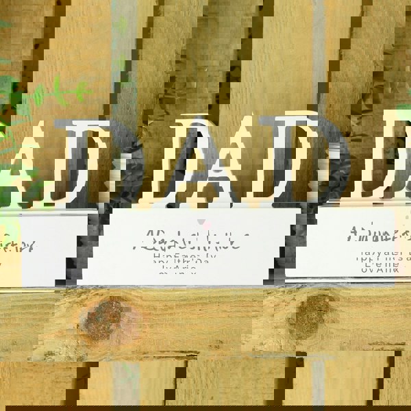 Personalised Memento Company Personalised A Daughters First Love Wooden Dad Ornament