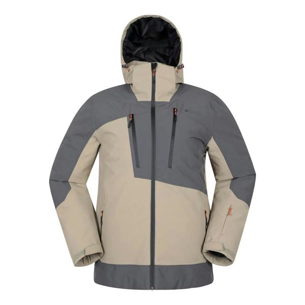 Mountain Warehouse Mens Supernova Waterproof Ski Jacket - Dark Beige
