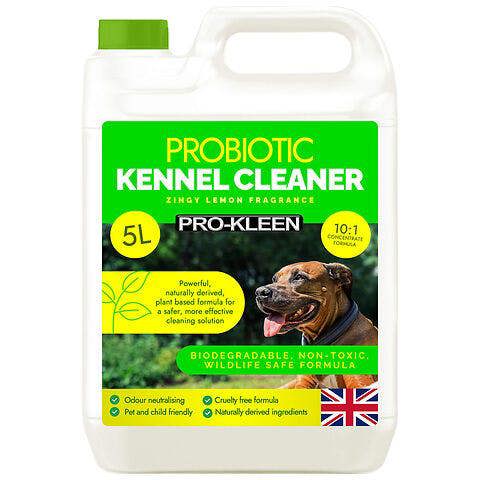ProKleen Pro-Kleen ProBiotic Kennel Cleaner 5L, Cleans & Neutralises Odours, Biodegradable, Non-Toxic, Wildlife & Pet Safe Lemon