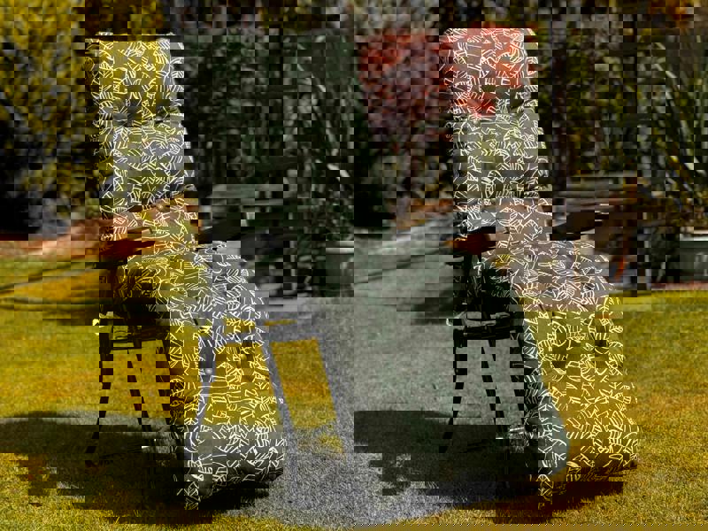 Glendale Garden Relaxer (Pattern Options Available) 99 x 58 x 73 Aspen Green Leaf The Garden Furniture Shop