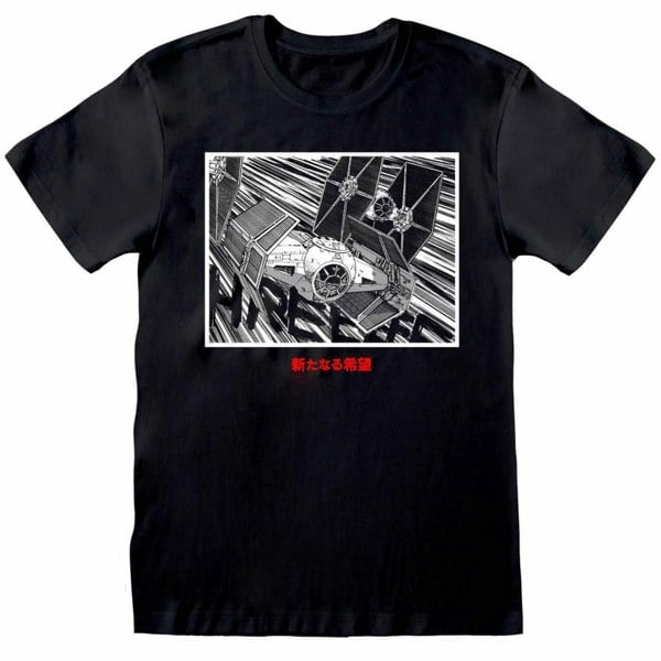 Star Wars Unisex Adult Tie Fighter T-Shirt - Black/White