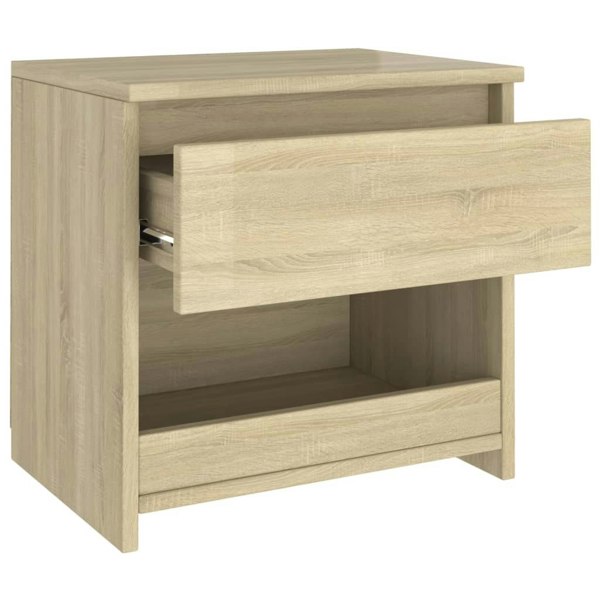 Berkfield Bedside Cabinets 2 pcs Sonoma Oak 40x30x39 cm Engineered Wood