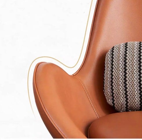 Snail Armchair, With Small Bubbles On The Leather, For Display-Weilai-Weilai Concept