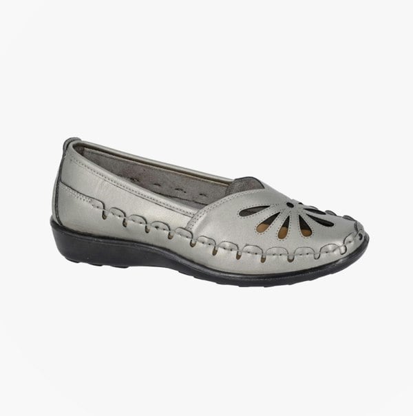 Boulevard L516FS Ladies Shoes Pewter