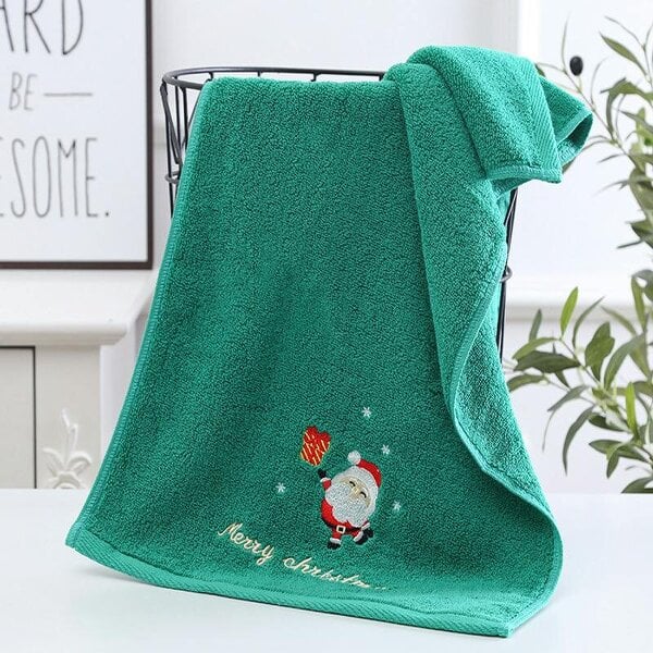 Obasyhig Christmas Cotton Towel Gift Set