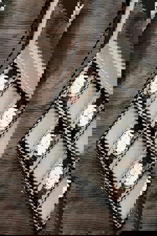 Living and Home High Quality Faux Leather Watch Storage Box  with 10 Slots