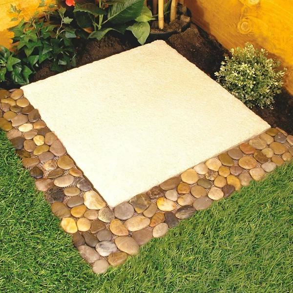 Scotts of Stow River Pebbles Border Edging - Set of 4