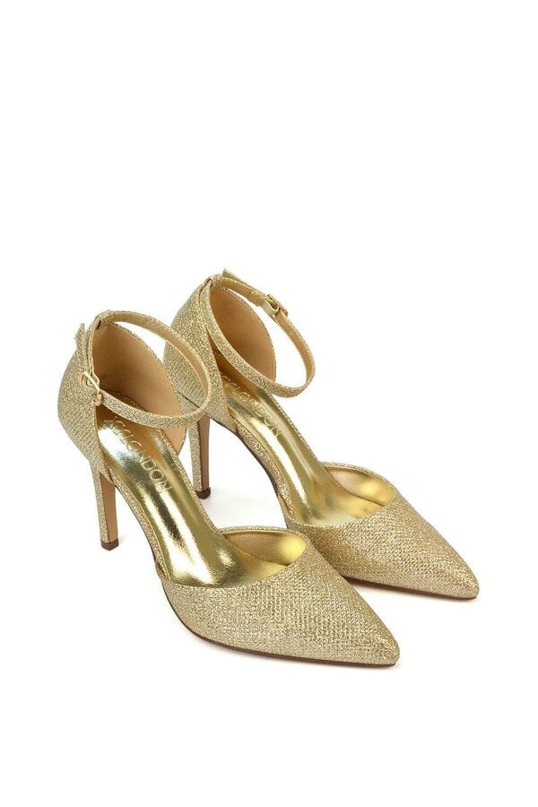 XY LONDON D'Orsay  Stiletto Heel Bridal Court Shoes
