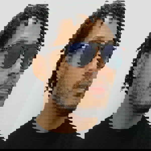 Persol Sunglasses PO0714 24/S3 Brown Havana Blue Gradient Polarized Folding 54mm