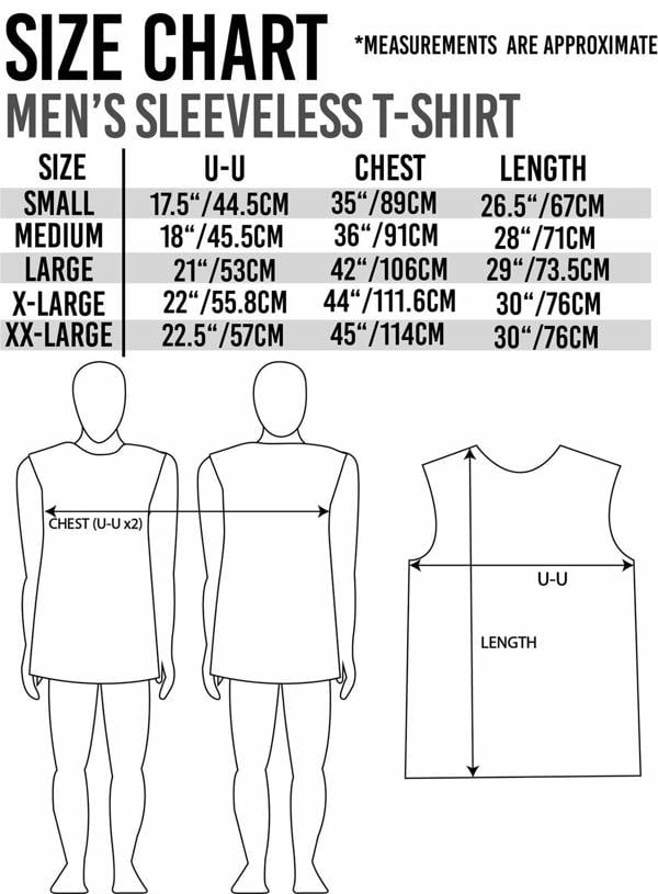 Amplified Clothing Mens Black Motley Crue Sleeveless T-Shirt