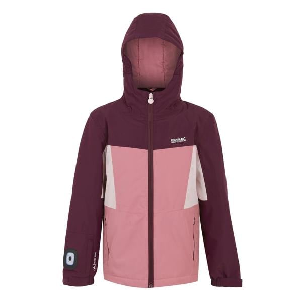Regatta Kids Beamz Insulated Waterproof Jacket - Dusty Rose