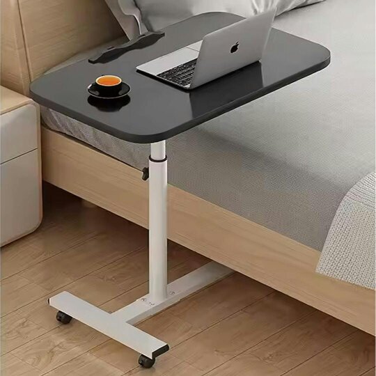 Havendro Height Adjustable Mobile Over Bed Table Hospital Overbed Aid Chair Laptop Tray