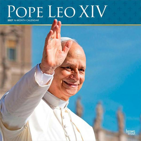 Religion Pope Leo XIV Calendar 2027, Wall Calendars, Month To View, History & Literature, Gift
