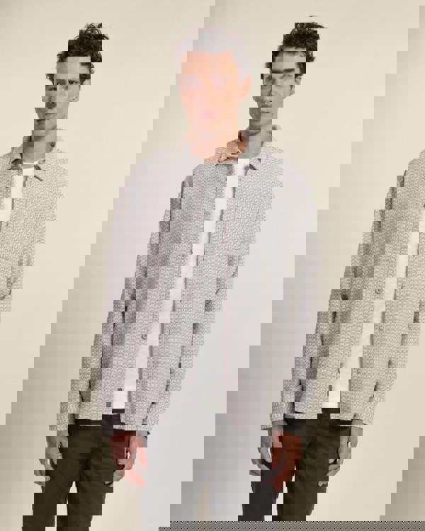 Larsson & Co Grey Textured Overshirt