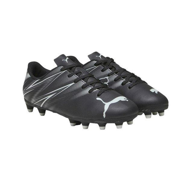 Puma Childrens/Kids Attacanto Football Boots - Black/Silver