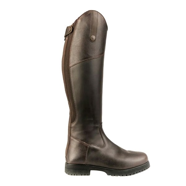 Moretta Women's Ventura Leather Riding Boots - Dark Brown