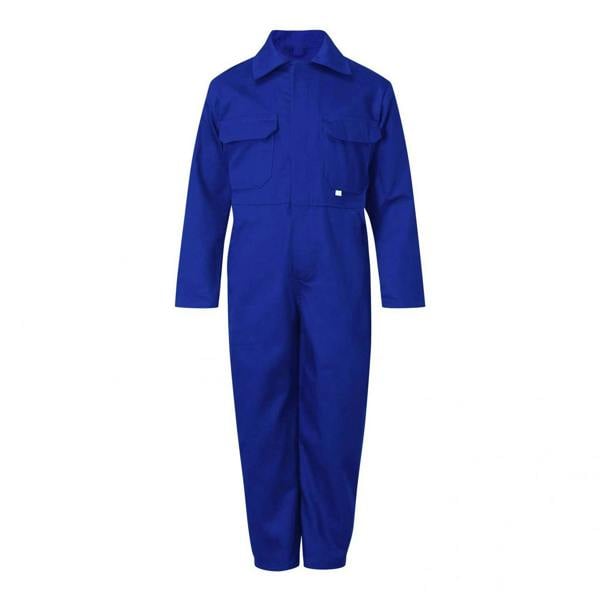 Castle Clothing childrens boiler suit in royal blue ideal for outdoor play or farm wear