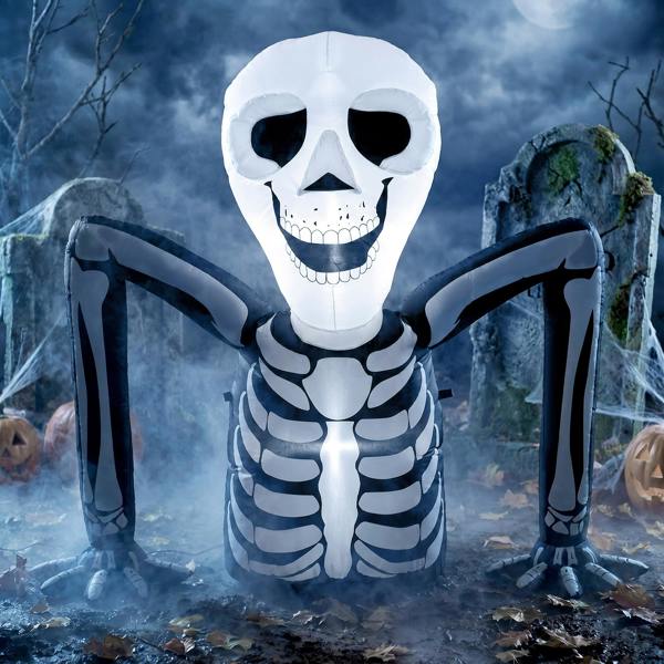 Inflatable Halloween Skull