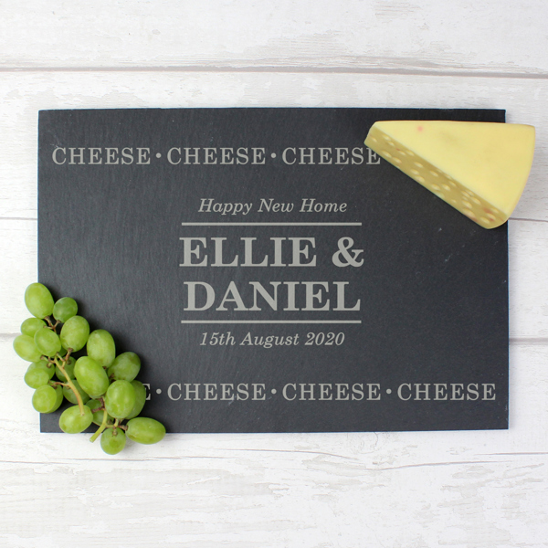 Personalised Memento Company Personalised Slate Cheese Board