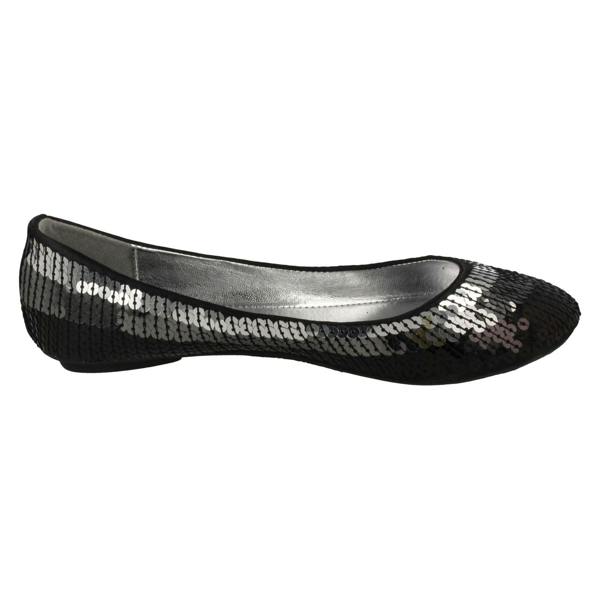 Cutie Girls Cutie Flat Slip On Sequin Ballerina Shoes