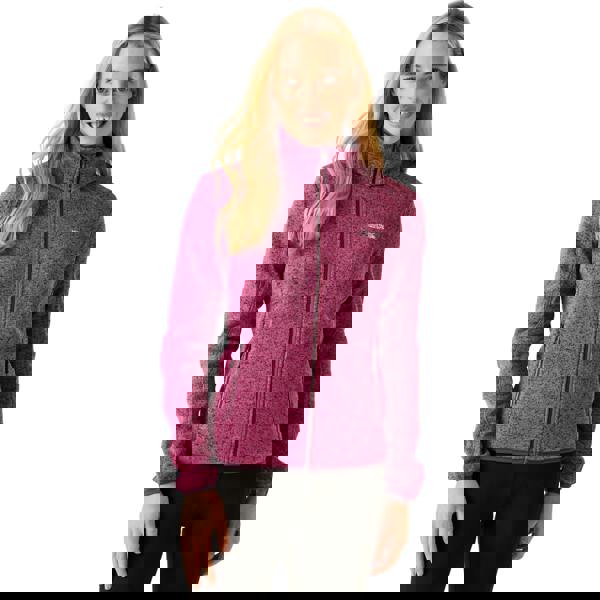 Regatta Womens/Ladies Newhill Marl Full Zip Fleece Jacket - Violet - 