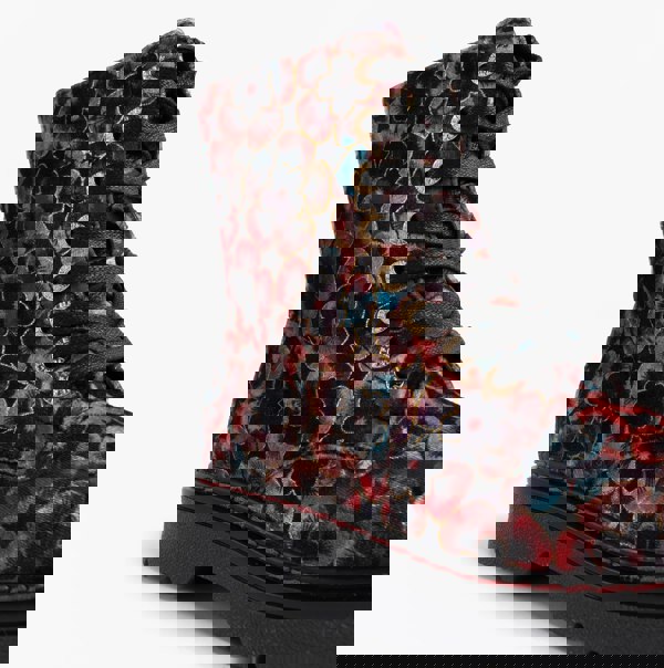 Heavenly Feet JUSTINA2 VIOLA VELOUR Womens Ankle Boots Rose Pink