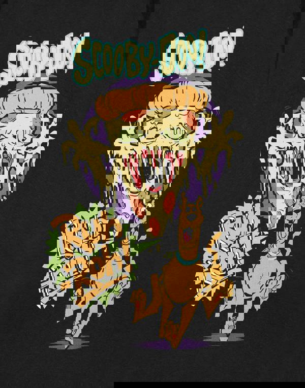 Scooby Doo Unisex Black Ruh-Roh! Short Sleeved T-Shirt