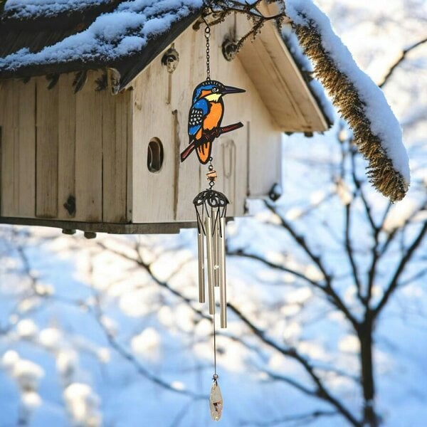 EDH Door Hardware Suncatcher Kingfisher Wind Chime