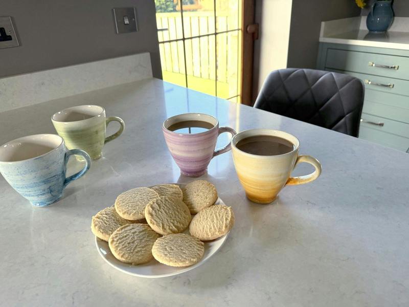 Verano Spanish Ceramics Pastel Beach - Everyday Cups - Set of 4